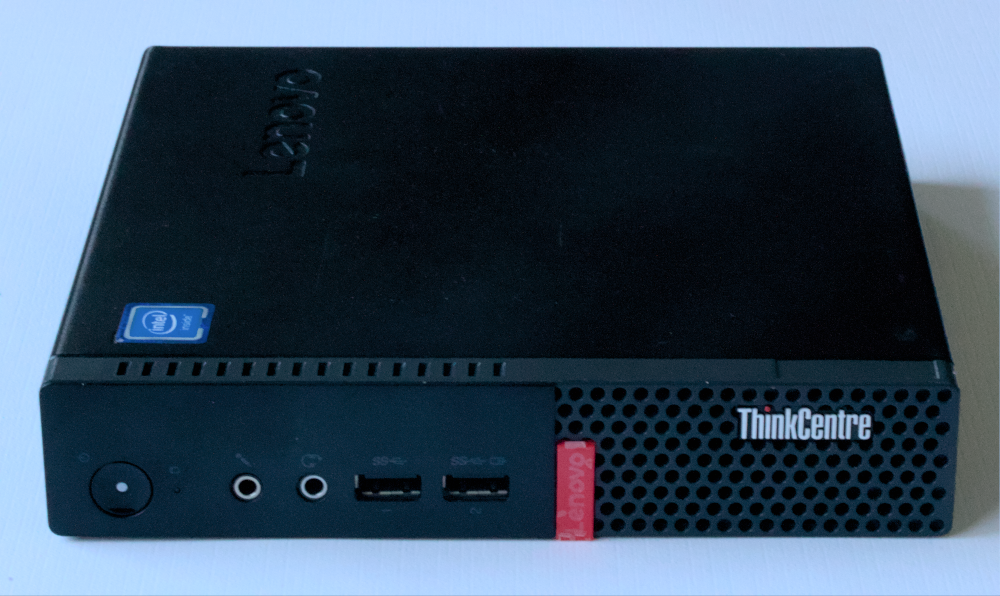 Photo du Thinkcenter vu de dessus